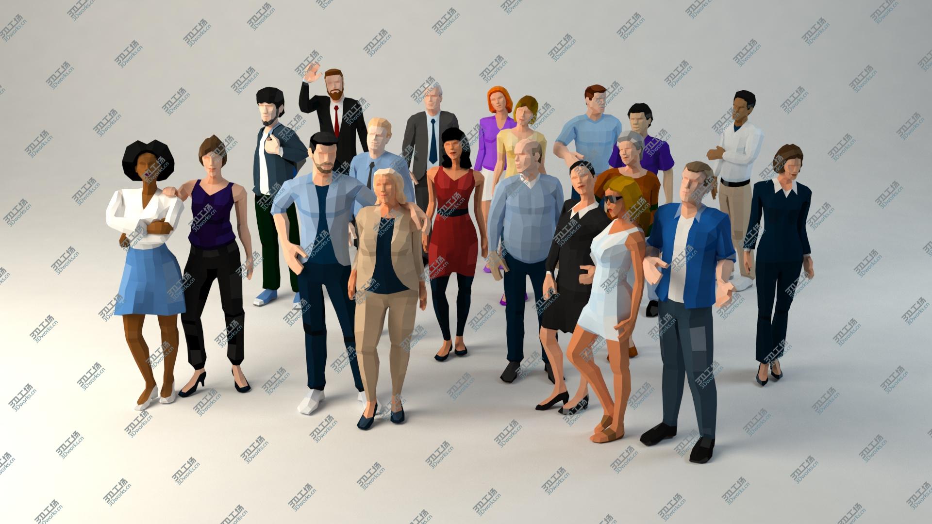 images/goods_img/20210113/LowPoly City People Rigged Bundle 3D/3.jpg